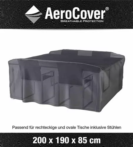 Aerocover Schutzhülle für Garten-Gruppe, 200 x 190 x H 85 cm