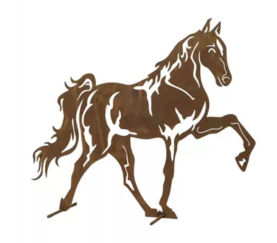 H.G-Deko Mustang 60x70cm Naturrost  H.G-Deko Mustang 60x70cm Naturrost