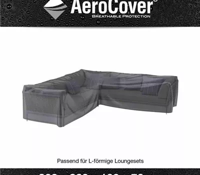 Aerocover Schutzhülle für Eck- Loungeset 300x300x100xH70 cm Aerocover Schutzhülle für Eck- Loungeset 300x300x100xH70 cm