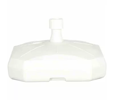 Enne Plastica Schirmständer Garda mit Rolle 50 l weiß Enne Plastica Schirmständer Garda mit Rolle 50 l weiß