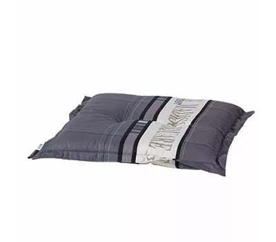 Madison Hockerauflage 50x50cm grau-weiß Madison Hockerauflage 50x50cm grau-weiß