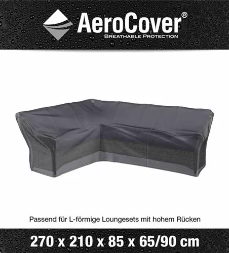 Aerocover Schutzhülle für Eck- Loungeset 270x210 L-Form links