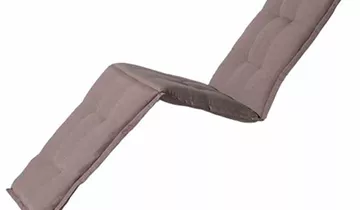 Madison Liegenauflage 190x65cm grau-beige Baumwolle 