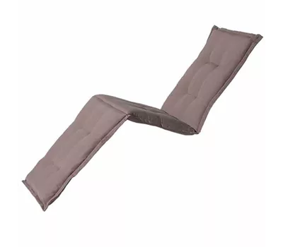 Madison Liegenauflage 190x65cm grau-beige Baumwolle  Madison Liegenauflage 190x65cm grau-beige Baumwolle