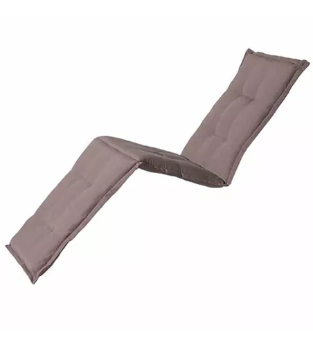 Madison Liegenauflage 190x65cm grau-beige Baumwolle 