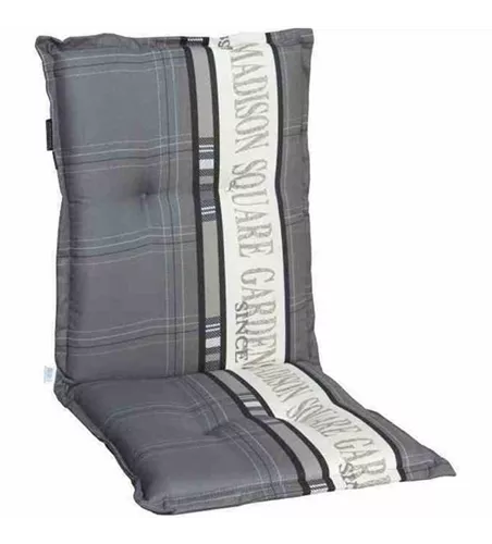 Madison Auflage für Niederlehner 110 cm x 50 cm grau-creme