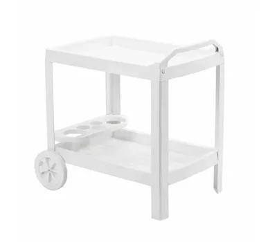 Progarden Servierwagen Astro 53x74x73 weiß Vollkunststoff Progarden Servierwagen Astro 53x74x73 weiß Vollkunststoff