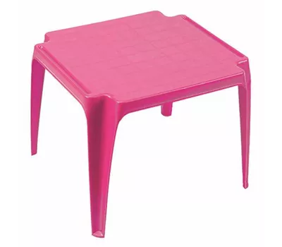 Progarden Kindertisch 50x50x44 pink Kunstoff  Progarden Kindertisch 50x50x44 pink Kunstoff