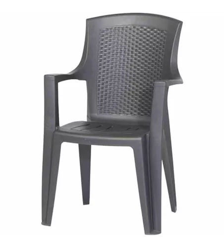 Progarden Stapelsessel Eden stapelbar 62x60x89 anthrazit