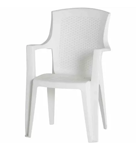 Progarden Stapelsessel Eden stapelbar 62x60x89 weiß