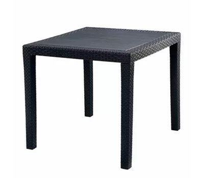 Progarden Gartentisch King Rattaneffekt anthrazit Kunststoff Progarden Gartentisch King Rattaneffekt anthrazit Kunststoff