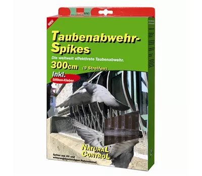 Swissinno Taubenabwehrspikes inkl. Silikonkleber, 300 cm Swissinno Taubenabwehrspikes inkl. Silikonkleber, 300 cm