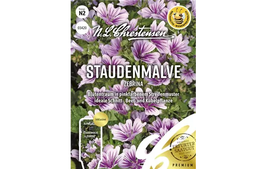 Malvensamen 'Zebrina' Malvensamen 'Zebrina'