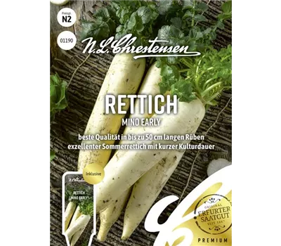 Rettichsamen 'Mino Early Hybride' Rettichsamen 'Mino Early Hybride'