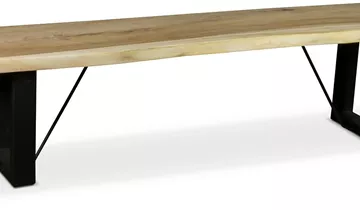 fleur ami GIANT Baumstamm Bank m. Untergestell 120x40x45 cm