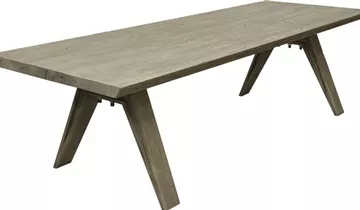 fleur ami SATELLITE Esstisch, 260x100x76cm, Eiche vintage alpingrau