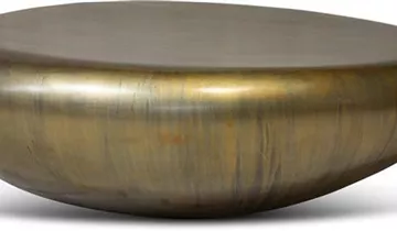 fleur ami PANDORA Kaffeetisch 122x96,5x47 cm, messing oxidiert