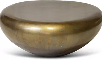 fleur ami PANDORA Kaffeetisch 122x96,5x47 cm, messing oxidiert