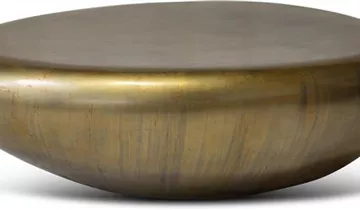 fleur ami PANDORA Kaffeetisch 122x96,5x47 cm, messing oxidiert