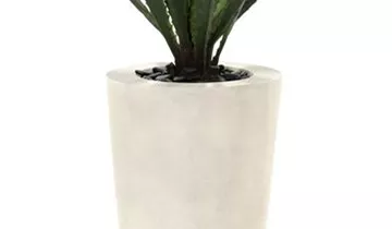 fleur ami SETS BUSINESS, POLYSTONE CONICAL , 46/95 cm, creme, AGAVE DELUXE 95 cm