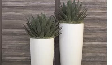 fleur ami EASY Pflanzgefäß, 38/85 cm, weiß