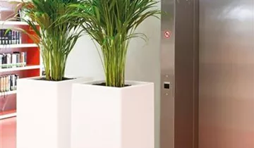 fleur ami PREMIUM TOWER Pflanzsäule, 40x40/90 cm, weiß