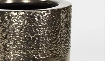 fleur ami GLAZE Pflanzgefäß, 32/82 cm, antik-gold gehämmert