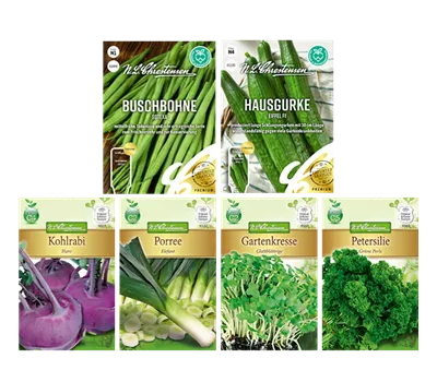 Saatgut Set 'Grüne Sorten' Saatgut Set 'Grüne Sorten'