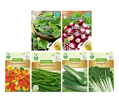 Saatgut Set 'Pflegeleichte Sorten'  Saatgut Set 'Pflegeleichte Sorten'