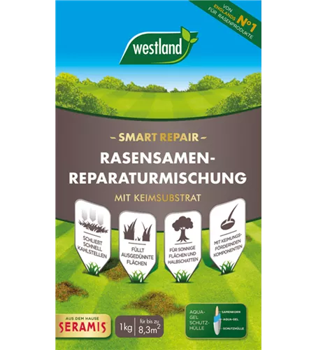 Westland Rasensamen Reparaturmischung "Smart Repair" 1 kg