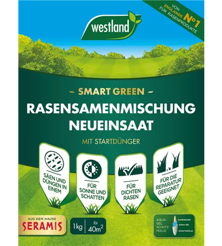 Westland Rasensamenmischung Neueinsaat "Smart Green"