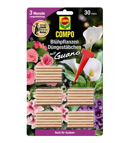 Compo Blühpflanzen Düngestäbchen mit Guano 
