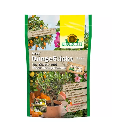 Azet DüngeSticks für Zitrus- und Mediterranpflanzen Azet DüngeSticks für Zitrus- und Mediterranpflanzen