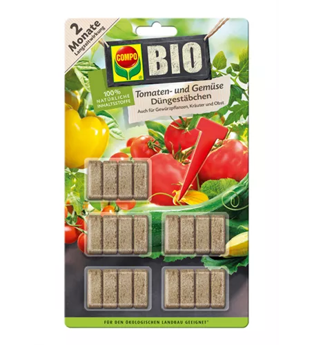 Compo BIO Tomaten- und Gemüse Düngestäbchen  Compo BIO Tomaten- und Gemüse Düngestäbchen