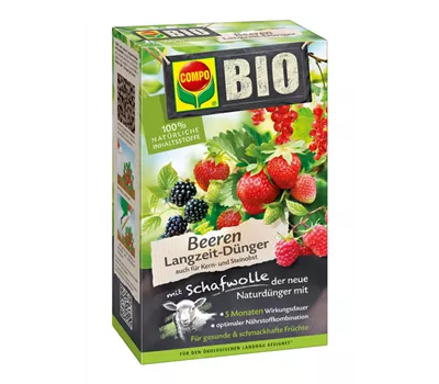 Compo BIO Beeren Langzeit-Dünger mit Schafwolle  Compo BIO Beeren Langzeit-Dünger mit Schafwolle