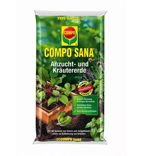 Compo Sana Anzucht- und Kräutererde 