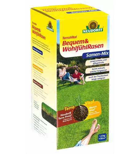 TerraVital Bequem&WohlfühlRasen Samen Mix