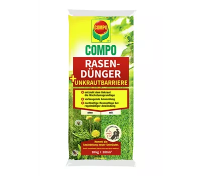 Compo Rasendünger Unkraut - Nein danke!  Compo Rasendünger Unkraut - Nein danke!