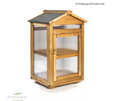 Weidenprofi Balkongewächshaus, Holz und Doppelstegplatten Weidenprofi Balkongewächshaus, Holz und Doppelstegplatten