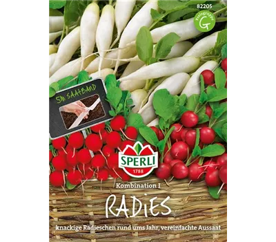 Radieschen Kombination 'Parat, Eiszapfen, Topsi' Radieschen Kombination 'Parat, Eiszapfen, Topsi'