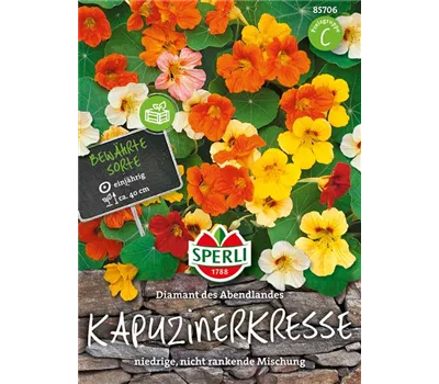 Kapuzinerkresse 'Diamant des Abendlandes' Kapuzinerkresse 'Diamant des Abendlandes'