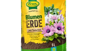 frux Blumenerde mit Naturton