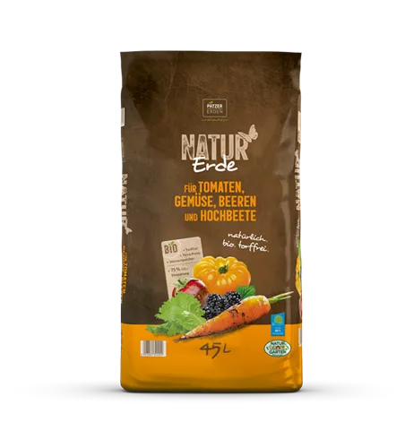 NATUR Erde für Tomaten, Gemüse, Beeren und Hochbeete