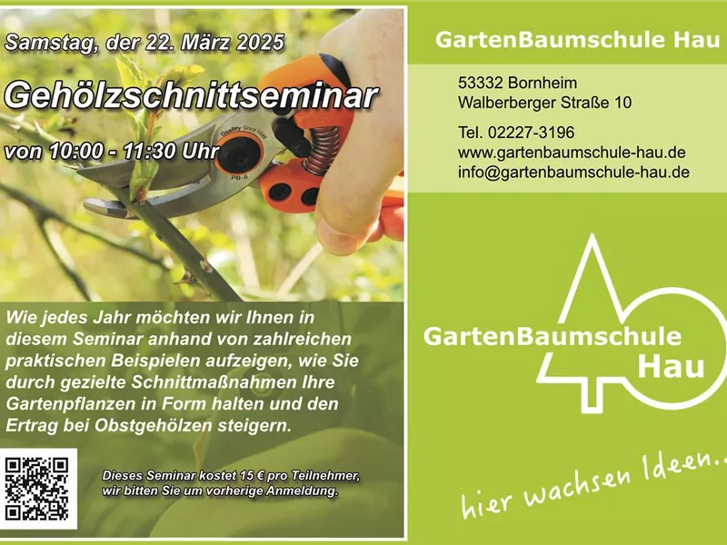 Gehölzschnittseminar Gehölzschnittseminar