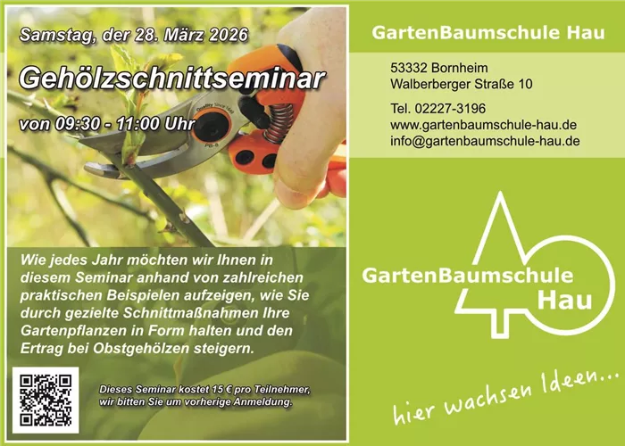 Gehölzschnittseminar